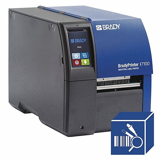 Brady 149050 Desktop Printer PC Connected, Single Color, Direct Thermal/Thermal Transfer, 4 3/8 in Max. Label Wd - KVM Tools Inc.KV54YN96