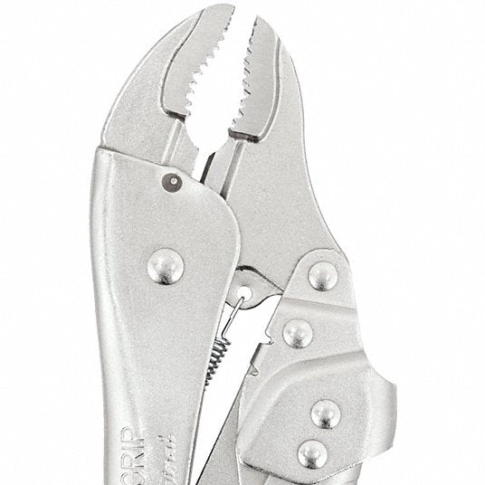 Irwin IRHT82578 Locking Plier Curved, Quick Release, 1 7/8 in Max Jaw Opening, 10 in Overall Lg, 1 1/4 in Jaw Lg - KVM Tools Inc.KV54ZF95