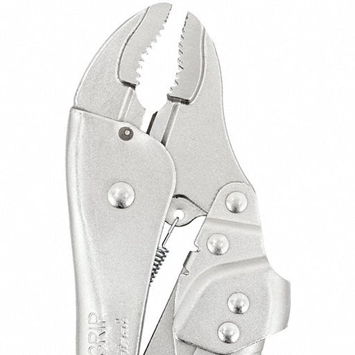 Irwin IRHT82578 Locking Plier Curved, Quick Release, 1 7/8 in Max Jaw Opening, 10 in Overall Lg, 1 1/4 in Jaw Lg - KVM Tools Inc.KV54ZF95