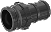 McMaster 54155K35 Worm-Drive Clamps for Firm Hose and Tube, with 305 Stainless Steel Screw, 1/2" Wide Band, 2-1/2" to 5-1/2" Clamp ID, Pack of 5