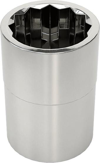McMaster 5545A56 12-Point Standard Socket, Chrome Plated, 1/2" Drive, 3/4" Size