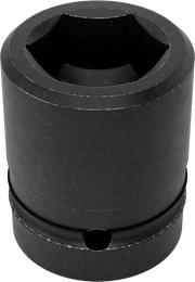 McMaster 5550A188 6-Point Impact Socket, 1" Square Drive, Standard, 1-3/8" Size, 2-11/16" Overall Length
