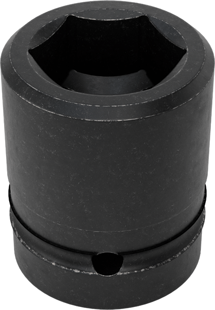 McMaster 5550A188 6-Point Impact Socket, 1" Square Drive, Standard, 1-3/8" Size, 2-11/16" Overall Length