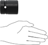 McMaster 5550A188 6-Point Impact Socket, 1" Square Drive, Standard, 1-3/8" Size, 2-11/16" Overall Length