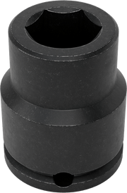 McMaster 5550A89 6-Point Impact Socket, 1" Square Drive, Standard, 1" Size, 2-9/16" Overall Length
