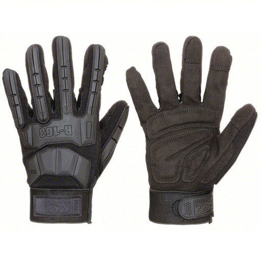 Ringers 163 Mechanics Gloves XL (11), Mechanics Glove, Full Finger, Synthetic Leather, 1 PR - KVM Tools Inc.KV55AC53