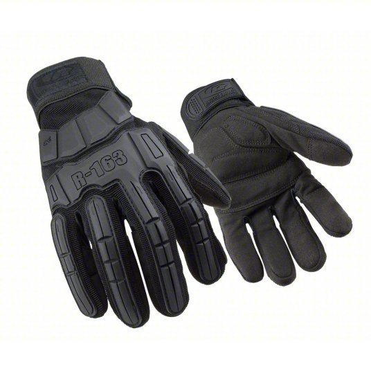 Ringers 163 Mechanics Gloves XL (11), Mechanics Glove, Full Finger, Synthetic Leather, 1 PR - KVM Tools Inc.KV55AC53