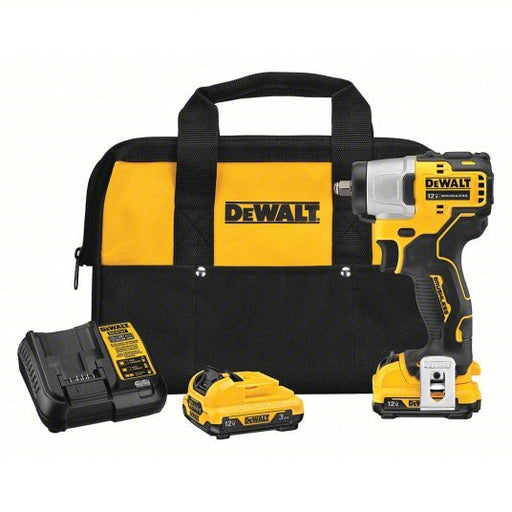 DeWalt DCF902F2 Impact Wrench 3/8 in Square Drive Size, 125 ft - lb Fastening Torque, 200 ft - lb Breakaway Torque - KVM Tools Inc.KV55AC86