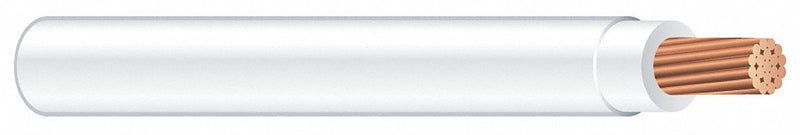 Southwire 37102171 XHHW Building Wire, Copper, 12 AWG, 1 Conductor, Stranded, White, 500 ft, 600V, Spool