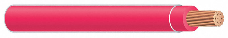 Southwire 37103971 XHHW Building Wire, Copper, 12 AWG, 1 Conductor, Stranded, Red, 500 ft, 600V, Spool
