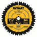 DeWalt DWA171424 Circular Saw Blade 7 1/4 in Blade Dia., 24 Teeth, 0.065 in Cut Wd, 5/8 in Arbor Size - KVM Tools Inc.KV55EF21