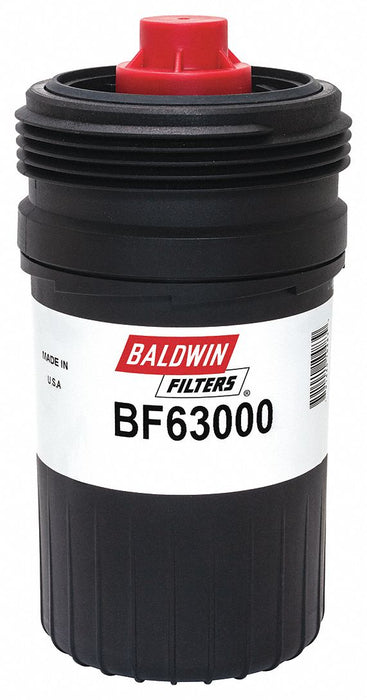 Baldwin Filters BF63000 Fuel Filter, Spin-On, 4 in Outside Dia, 7 13/16 in Lg