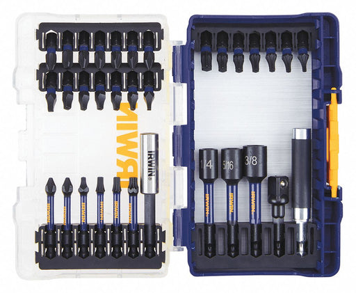 Irwin IWAF1333 Driver Bit Set, Bit Holders/Nutsetters/Screwdriver Bits, Impact Rated, 33 No. of Pieces, Hex