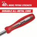 Milwaukee 48 - 22 - 9214 Pry Bar Set Wedge End, 8,12,18,24 in Overall Lg, 1/2 in,3/4 in,1 1/4 in Bar Wd, 4 Pieces - KVM Tools Inc.KV55MN31