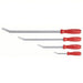 Milwaukee 48 - 22 - 9214 Pry Bar Set Wedge End, 8,12,18,24 in Overall Lg, 1/2 in,3/4 in,1 1/4 in Bar Wd, 4 Pieces - KVM Tools Inc.KV55MN31