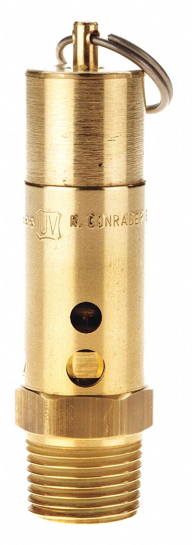 Conrader SRH375-1/2-CE-200 Hard Seat Safety Valve 1/2 in 200 psi