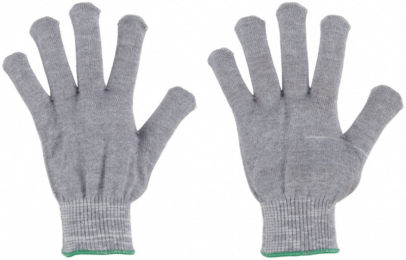 PIP M1840-M Cut-Resistant Glove, M (8), ANSI Cut Level A3, ATA Knit, Uncoated, 13 ga, Gray, 12 PK