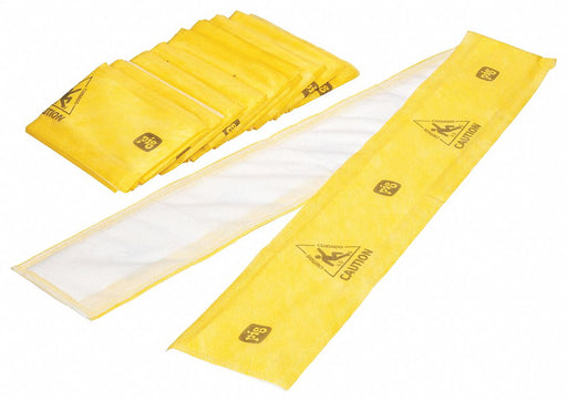 Pig WTR001 Sorbent Strip 5x60 in Yellow 10 PK