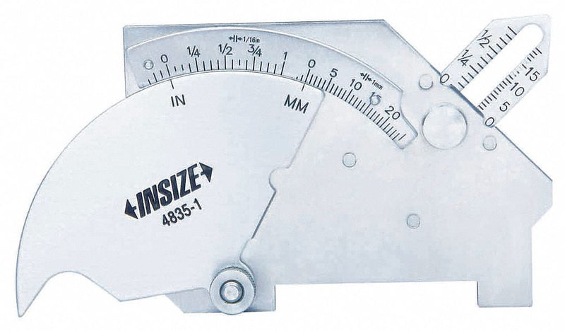 Insize 4835-1 Welding Gage Stainless Steel
