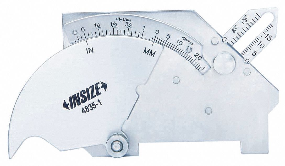 Insize 4835-1 Welding Gage Stainless Steel