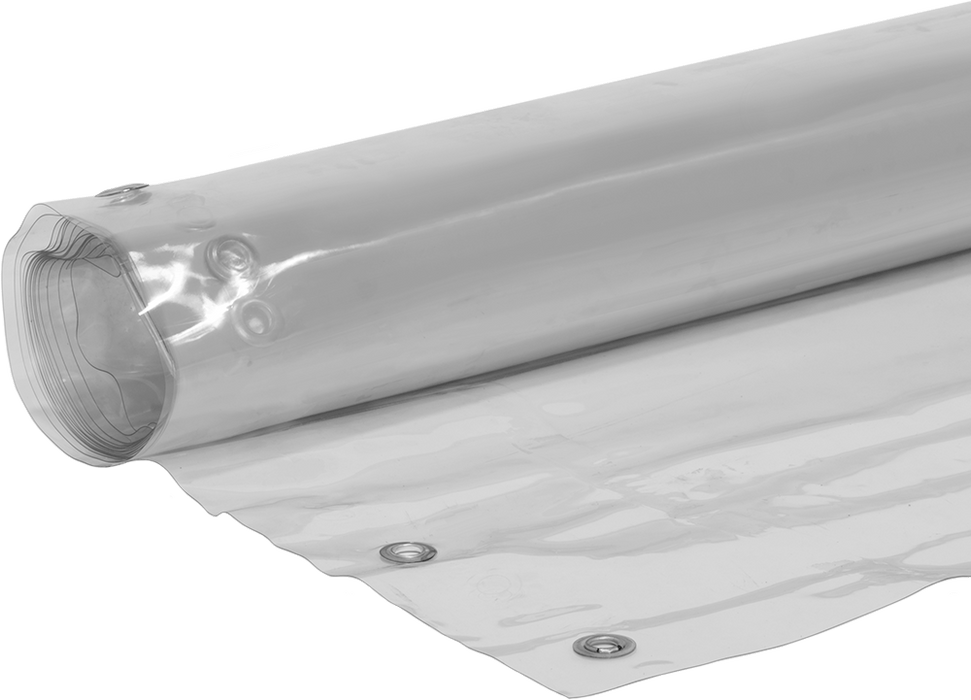 McMaster 5685T26 See-Through Water-Resistant Curtain Roll, 15 Feet Long × 64" Wide