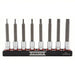 Proto J7440R8MM Socket Bit Set 1/4 in Drive Size, 10 Pieces, 1.5 mm to 7 mm Range of Tip Sizes, Metric - KVM Tools Inc.KV56JR97
