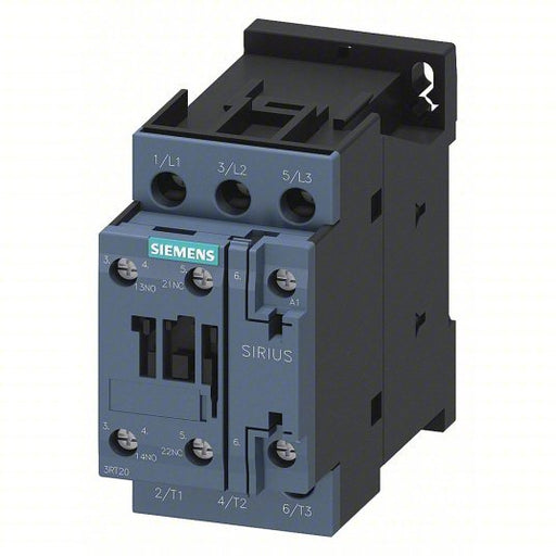 Siemens 3RT20251AG20 IEC Power Contactor Non - Reversing, 3 Poles, 17 A, 110V AC Coil, 1NO/1NC, S0 Frame Size - KVM Tools Inc.KV56JZ60