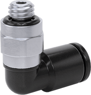 McMaster 5779K284 Push - to - Connect Tube Fitting for Air Short Swivel Elbow, for 5/32" Tube OD x 10 - 32 Male - KVM Tools Inc.KV5779K284