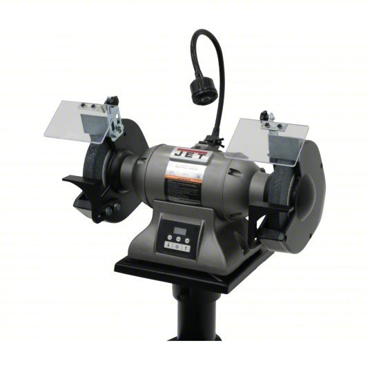 JET IBG - 8VS Bench Grinder Variable Speed, 1 hp, 8 in Max Wheel Dia, 900 RPM to 3,600 RPM, 115/230V - KVM Tools Inc.KV446M31