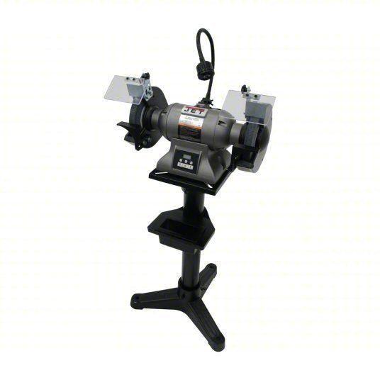 JET IBG - 8VS Bench Grinder Variable Speed, 1 hp, 8 in Max Wheel Dia, 900 RPM to 3,600 RPM, 115/230V - KVM Tools Inc.KV446M31