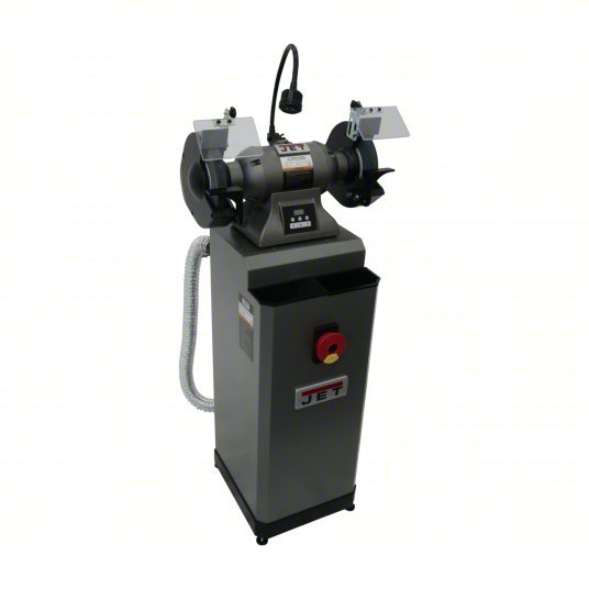 JET IBG - 8VS Bench Grinder Variable Speed, 1 hp, 8 in Max Wheel Dia, 900 RPM to 3,600 RPM, 115/230V - KVM Tools Inc.KV446M31