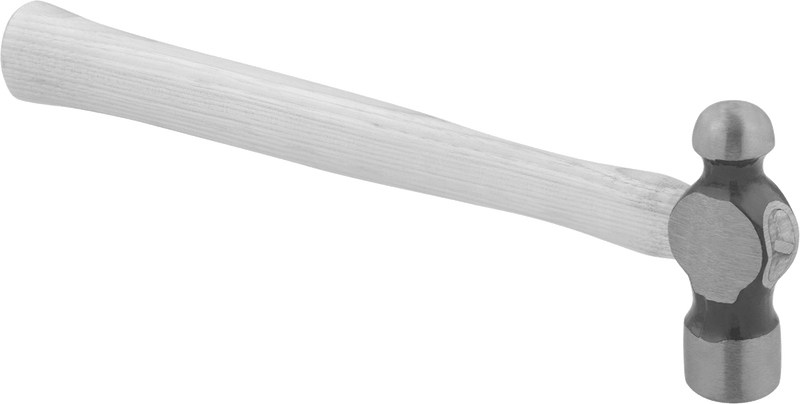 McMaster 5855A12 Ball Peen Hammer, Steel Head, Hickory Handle, 4 oz, 10-1/4" Long