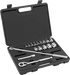 McMaster 5880A22 Economy 12 - Point Socket Set, 1/2" Square Drive, 17 Pieces - KVM Tools Inc.KV5880A22