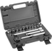 McMaster 5880A25 Economy 12 - Point Socket Set, 1/2" Square Drive, 14 Pieces - KVM Tools Inc.KV5880A25