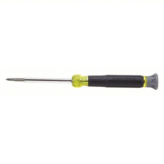 Klein 32581 Multi - Bit Screwdriver #0/#00/1/8 in/5/32 in Tip Size, 4 Tips, 6 1/2 in Overall Lg, ANSI - KVM Tools Inc.KV58UR40