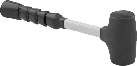 McMaster 5969A13 Dead Blow Mallet PVC Plastic Face, Fiberglass Handle, 2 - 3/4 lbs. - KVM Tools Inc.KV5969A13