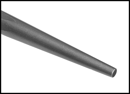 McMaster 5987A5 Pry Bar Gooseneck Wedge x Straight Point End, 12" Overall Length - KVM Tools Inc.KV5987A5