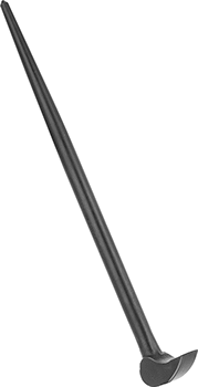 McMaster 5987A5 Pry Bar Gooseneck Wedge x Straight Point End, 12" Overall Length - KVM Tools Inc.KV5987A5