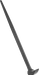 McMaster 5987A5 Pry Bar Gooseneck Wedge x Straight Point End, 12" Overall Length - KVM Tools Inc.KV5987A5