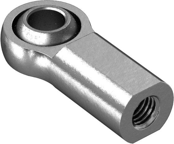 McMaster 59935K515 Ball Joint Rod End, M12 × 1.75 mm Internal Thread, Left-Hand Shank
