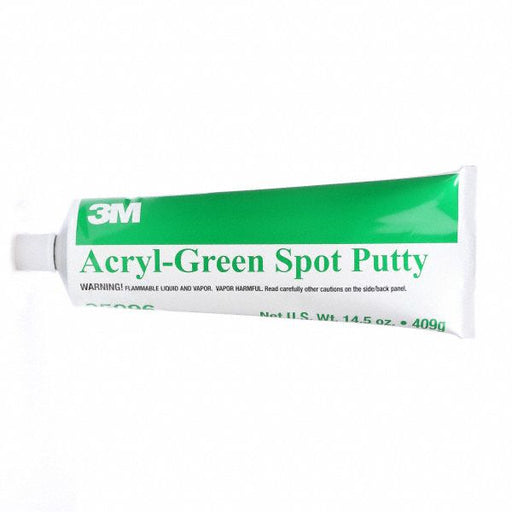 3M 05096 Acryl Spot Putty, Green, 14.5 oz, PK12