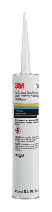 3M 08690 Fast Cure Glass Urethane, 10.5 oz, PK12