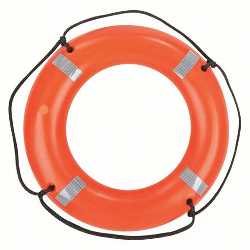 Kent Safety 152200 - 200 - 030 - 13 Throwable Flotation Aid 32 lb Buoyancy, Ring Buoy, Orange, 30 in Overall Dia - KVM Tools Inc.KV59MF07