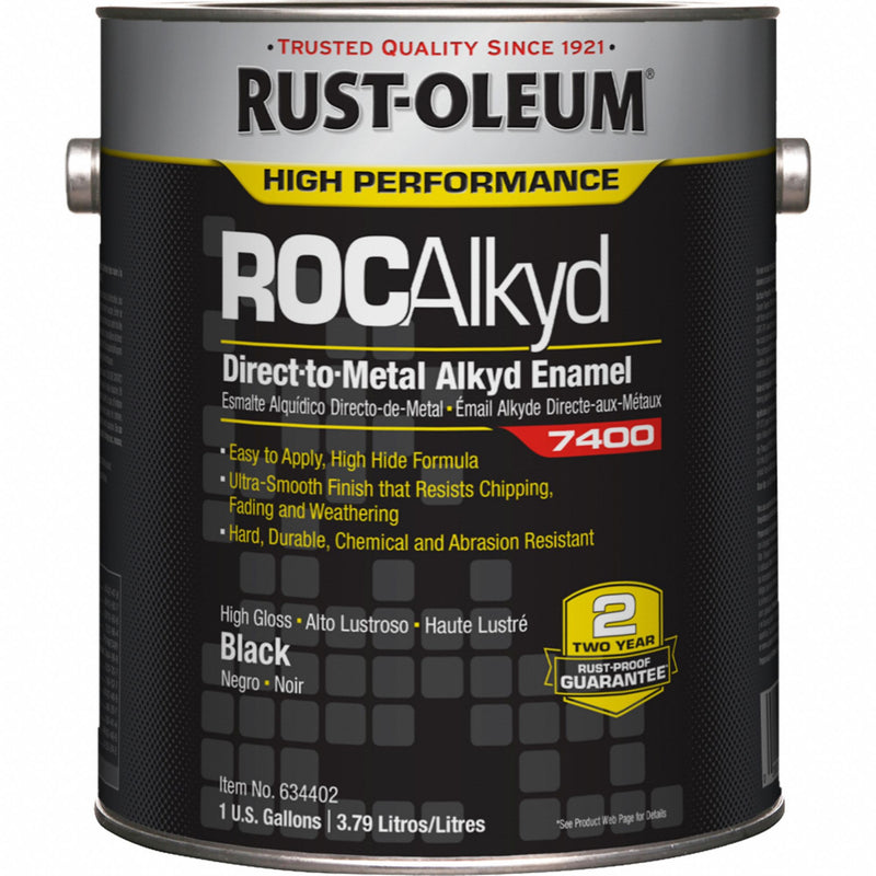 Rust-Oleum 634402 High Performance DTM Coating 1 gal Black