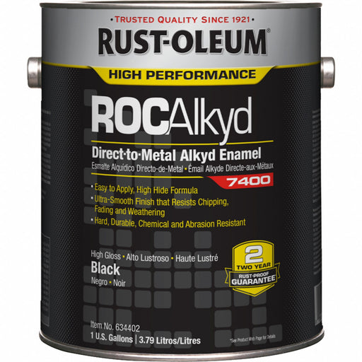Rust-Oleum 634402 High Performance DTM Coating 1 gal Black
