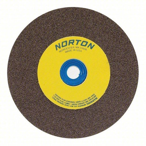 Norton 66252836133 Straight Grinding Wheel Type 1, 6 in x 1/2 in x 1 in, Aluminum Oxide, 100/120 Grit - KVM Tools Inc.KV4B129
