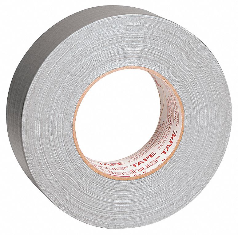 Nashua 394 Duct Tape, Light Duty, Silver, 1 7/8 in Wd, 60 yd Lg, 9 mil Thick, 394, Rubber, 40°F Min Temp
