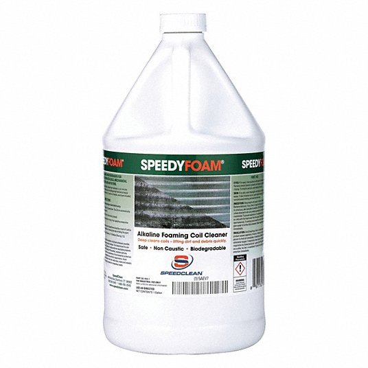 Diversitech Speedclean SC - FCC - 1 Coil Cleaner SpeedyFoam, 1 gal, Jug, Alkaline, Purple, Not Food Safe, Biodegradable - KVM Tools Inc.KV5AEV7