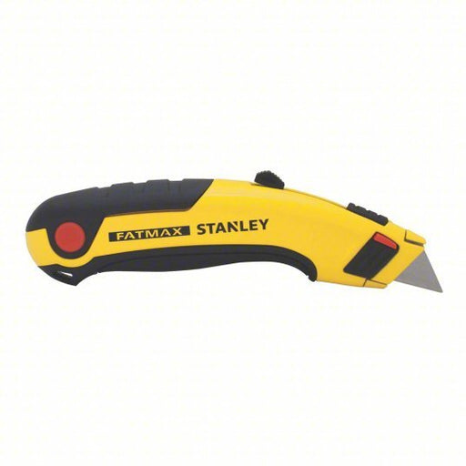 Stanley 10 - 778 Utility Knife 6 1/2 in Overall Lg, Steel Std Tip, Rubberized, Metal/Rubber, Black/Yellow - KVM Tools Inc.KV5AHC4