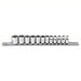 Proto J47200 Socket Set 1/4 in Drive Size, 12 Pieces, 4 mm to 14 mm Socket Size Range, (12) 6 - Point - KVM Tools Inc.KV5C855